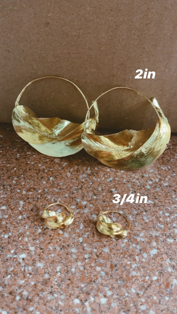 Fulani gold earrings best sale