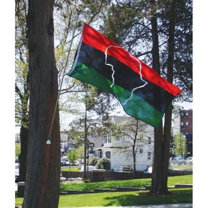 Pan-African Flag | Tapestry  | Afro American Flag | 3&#39; x 5&#39; | Marcus Garvey
