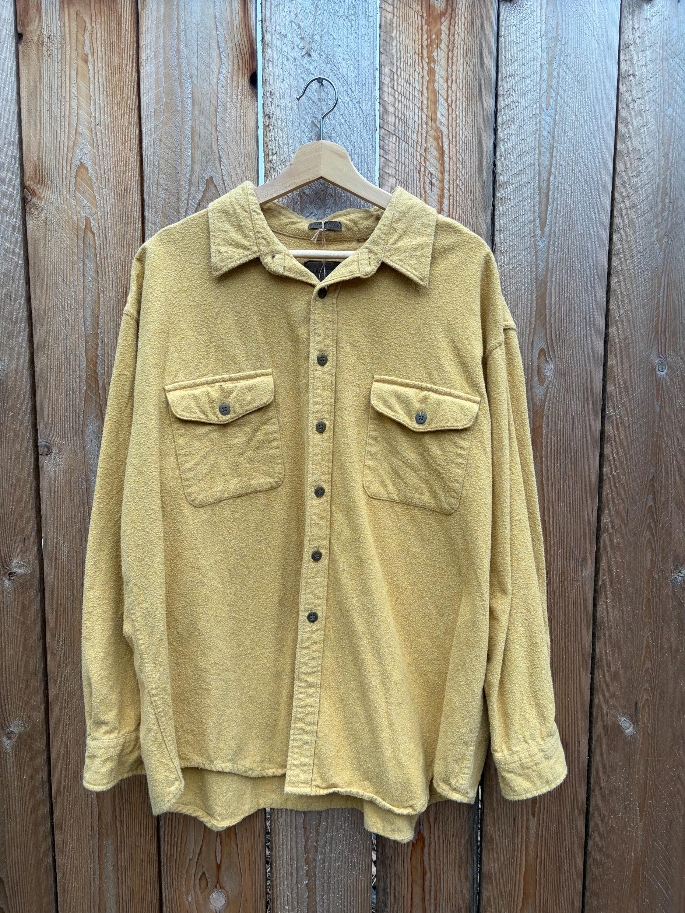 Chemise St John's Bay En Velours Côtelé Marron - Taille M, Manches Longues, 100% Coton, Coupe Régulière