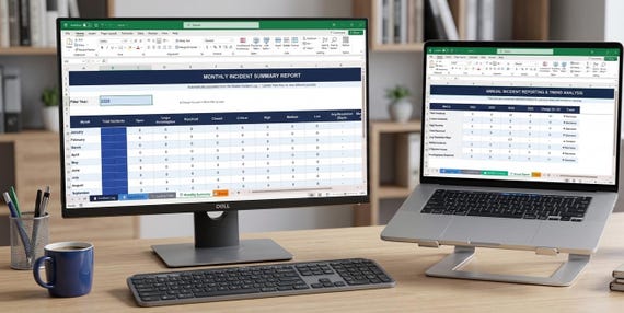 Incident Management Log Template | Excel Tracker