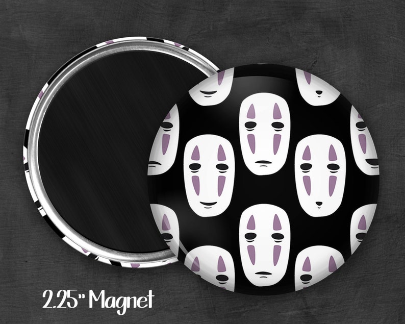 Kawaii Magnet Refridgerator Magnet Magnet Button Fandom 2.25 No Face Magnet Fanart Geek Magnet Geekery