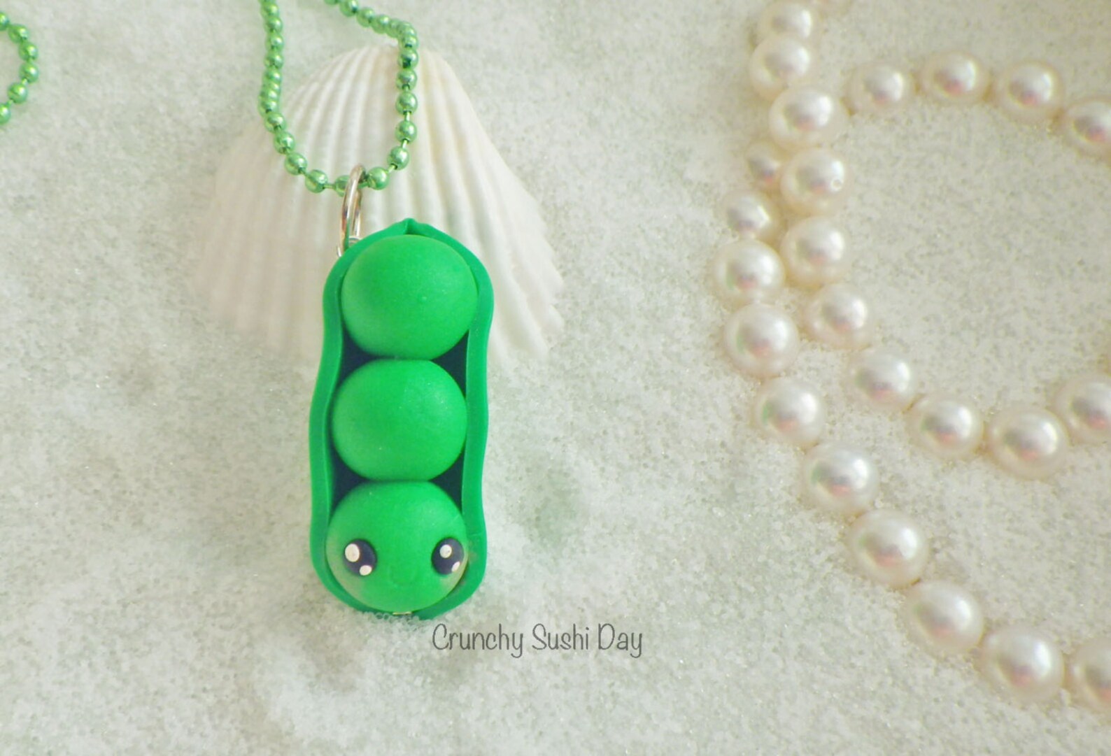 Pea Necklace Charms Peas in a Pod Charm Vegetable Peas Etsy