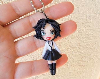 Nancy Necklace, The Craft Fanart, Villian Polymer Clay Pendant, Necklace, polymer clay, clay pendant, Kawaii, doll, charm