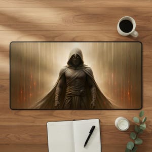 Moon Knight musmatta, Marvel Gaming musmatta, Moon Knight skrivbordsmatta, Moon Knight XXL skrivbordsmatta, egyptisk spelpresent, superhjältedekor