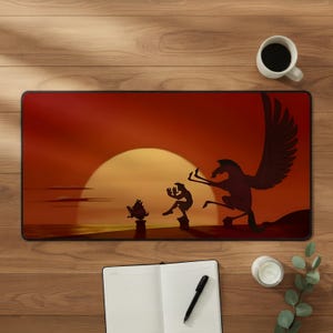 Herkules musmatta, Disney Hercules gamingmusmatta, grekisk mytologi skrivbordsmatta, XXL skrivbordsmatta, mytologi gamergåva
