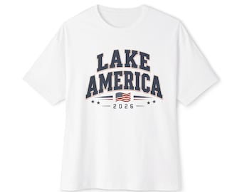 Lake America 2026 Tee | American flag camp style