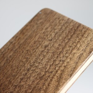 Wood Business Card Holder Walnut image 5