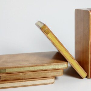 Wood Business Card Holder Cherry image 4