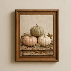 Pumpkin Stack Printable Decor Art
