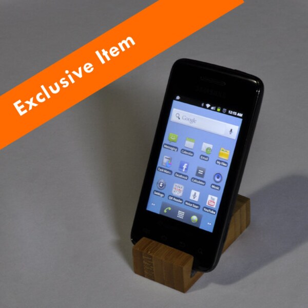 iPhone & Android Smartphones Stand - Bamboo