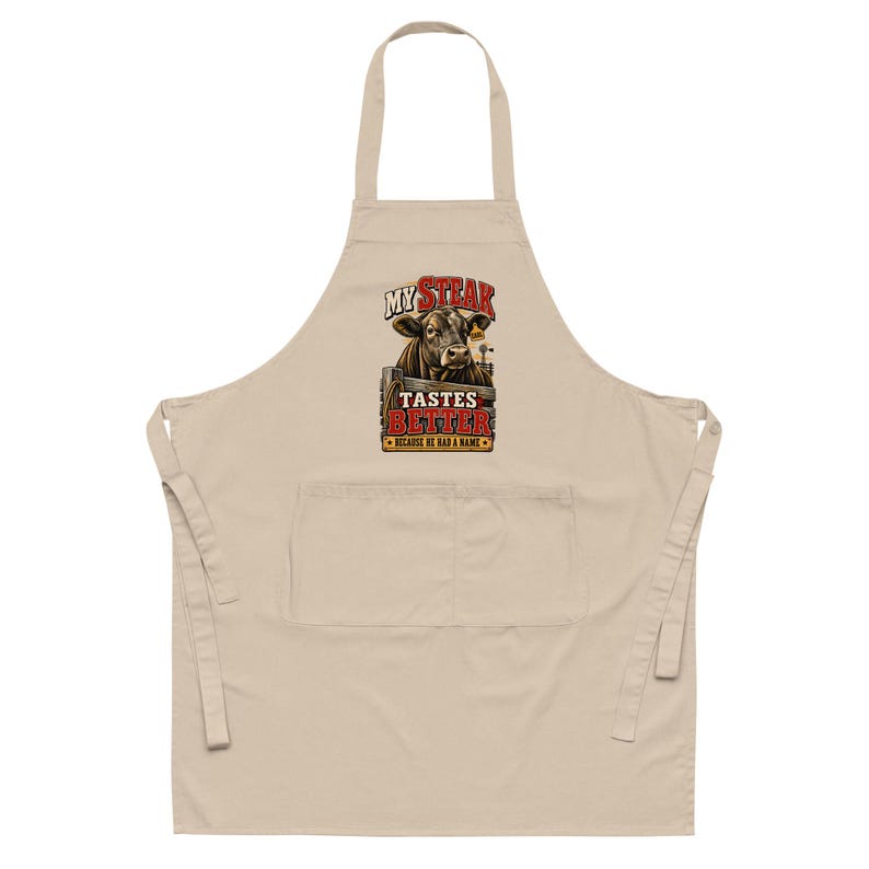 Organic cotton apron