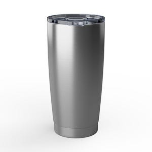 Coffee Tastes Better With No Neighbors 20oz Camp Tumbler - Insulated Off Grid RV Travel Cup - Camping Gift image 2