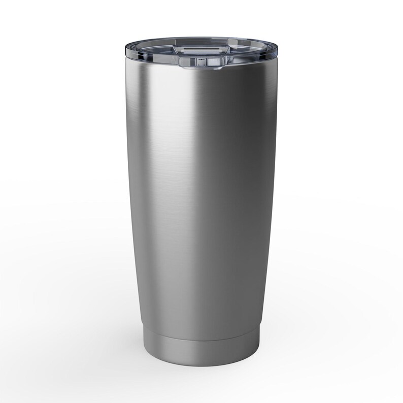 Coffee Tastes Better With No Neighbors 20oz Camp Tumbler - Insulated Off Grid RV Travel Cup - Camping Gift image 2