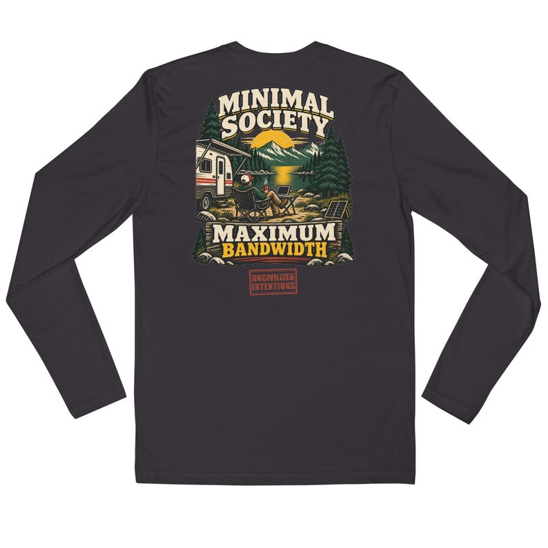 Long Sleeve Fitted Crew