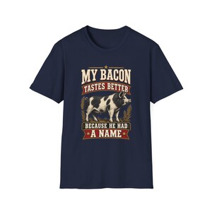 Mein Speck schmeckt besser – T-Shirt mit Schweinemotiv – Geschenkidee für alle, die Wert auf regionale Produkte legen Bild 11