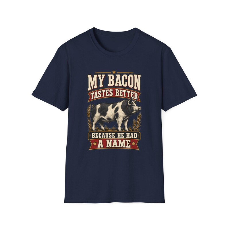 Mein Speck schmeckt besser – T-Shirt mit Schweinemotiv – Geschenkidee für alle, die Wert auf regionale Produkte legen Bild 11