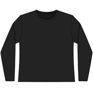 Civilization One Star Womens Fitted Long Sleeve Shirt - Uncivilized Intentions Ratings Tee image 3