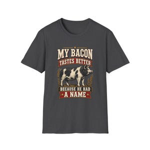 Mein Speck schmeckt besser – T-Shirt mit Schweinemotiv – Geschenkidee für alle, die Wert auf regionale Produkte legen Bild 9