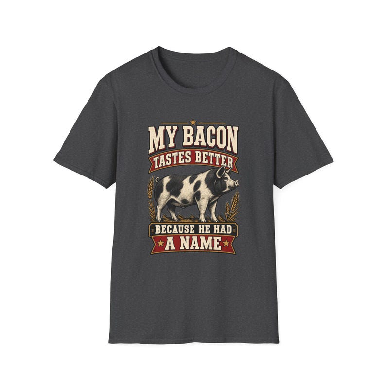 Mein Speck schmeckt besser – T-Shirt mit Schweinemotiv – Geschenkidee für alle, die Wert auf regionale Produkte legen Bild 9