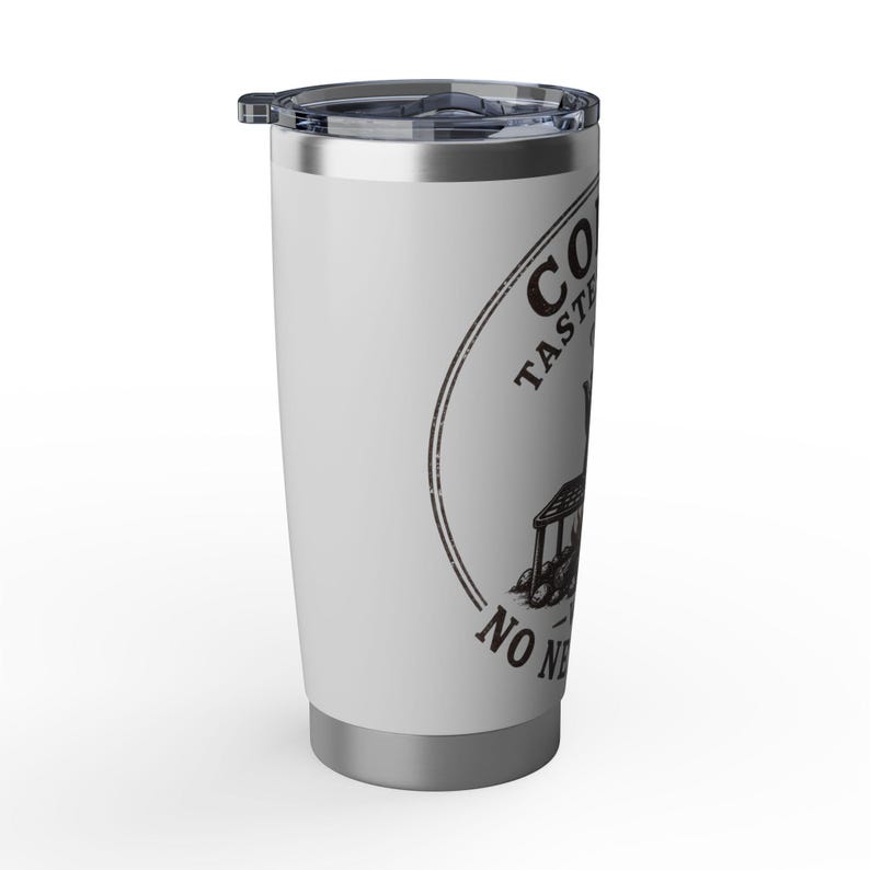 Coffee Tastes Better With No Neighbors 20oz Camp Tumbler - Insulated Off Grid RV Travel Cup - Camping Gift image 10