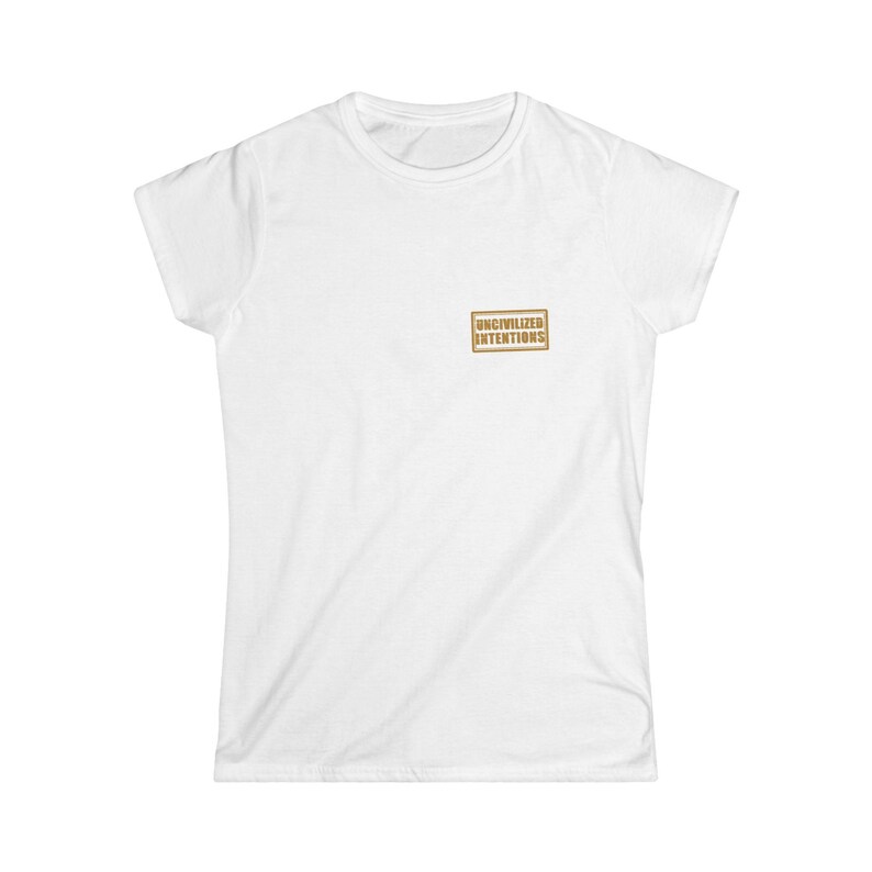 Society Failed Inspection Women's Fitted Shirt - Anti-Society Tee - Off Grid Boondocking Gift image 2