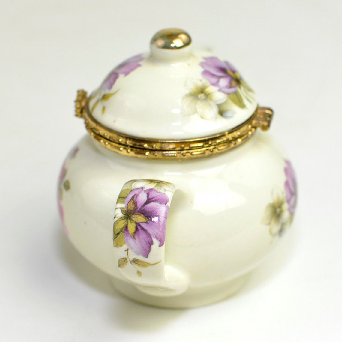 Teapot Trinket Box Formalities by Baum Bros. Miniature Etsy