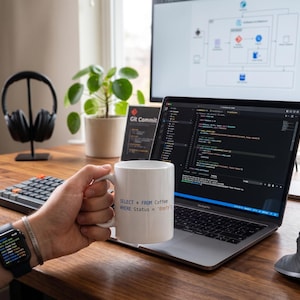 Funny SQL Developer Coffee Mug, Programmer Gift, Database Humor Cup