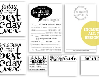The *Original* Best Day Ever Kit / Wedding Digital Download PDF!