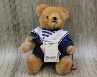 愛らしい2009年限定版シュタイフクラブミニチュア関節可動式ブラック