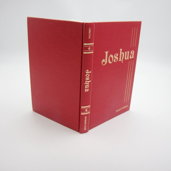 Vintage Joshua Book by Joseph Girzone HC FE DJ Signed (1983)