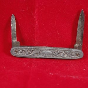 Navaja plegable de dos hojas antigua de Argyle Cutlery Co. (1910-1930)