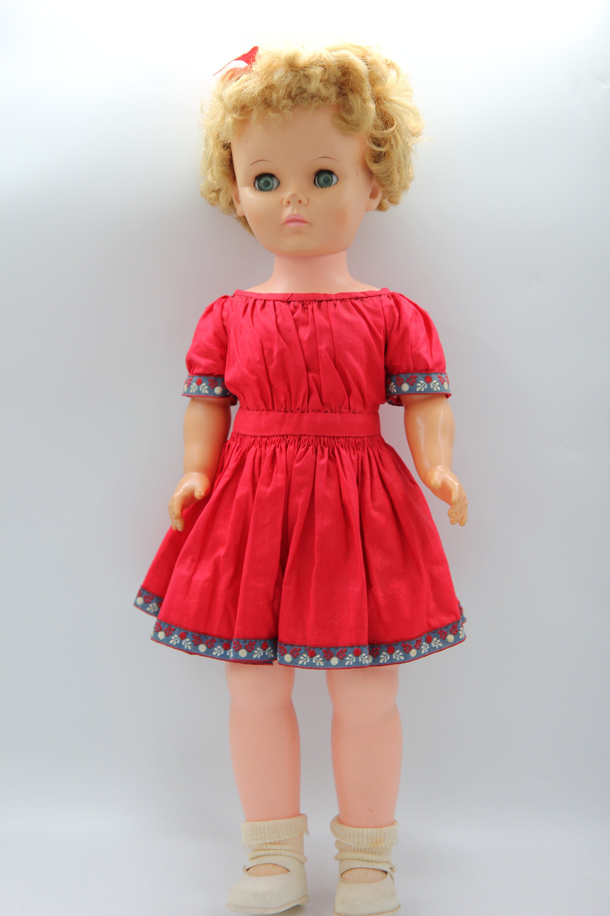 Vintage Large Uneeda Whispy Walker Doll 24 Inch 1960s Etsy