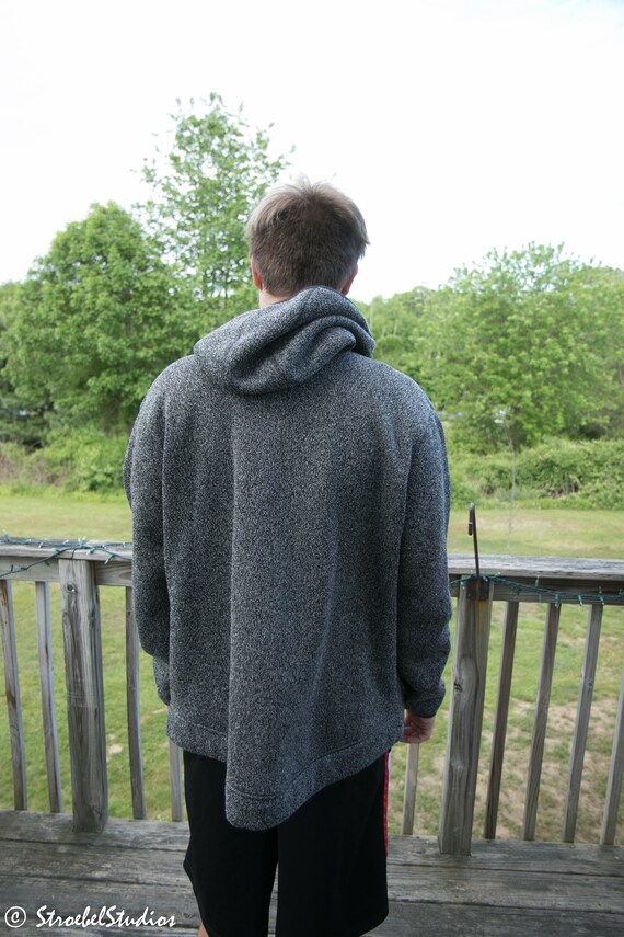 Vintage 2X Gray Time and Tru Zipper up 