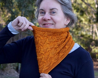 KNITTING PATTERN - Obsession Cowl (short, long sizes) Digital Download PDF