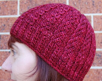 KNITTING PATTERN - Fascination Hat (Adult Small, Medium, Large sizes) Digital Download PDF