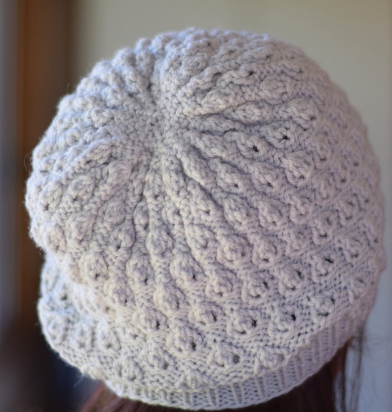 KNITTING PATTERN Linden Slouchy Hat adult Small Medium - Etsy Australia