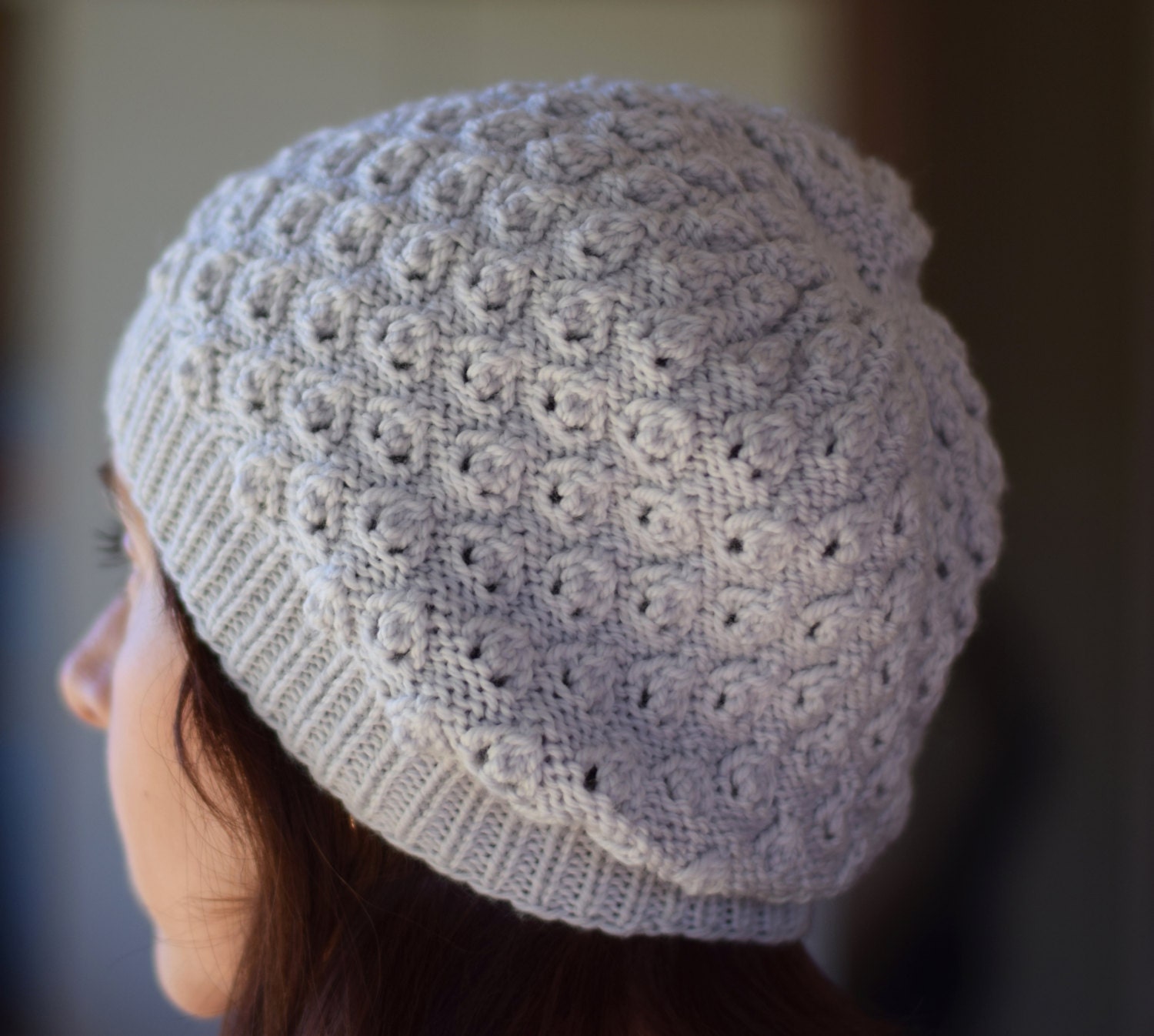 KNITTING PATTERN Linden Slouchy Hat adult Small Medium - Etsy Australia