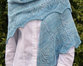 KNITTING PATTERN - Aetheria Shawl (one size) Digital Download PDF