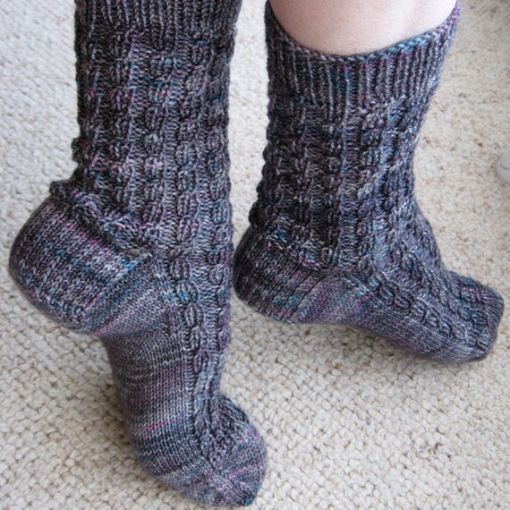 Textured Knit Socks Pattern Ribbed Faux Cable Socks KNITTING Etsy Impressive Sock Knitting Pattern Textured Knit Socks Pattern Ribbed Faux Cable Socks KNITTING Etsy Impressive Sock Knitting Pattern