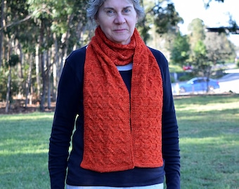KNITTING PATTERN - Obsession Scarf (one size) Digital Download PDF