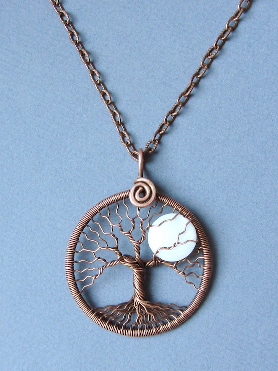 collier lune arbre collier lune arbre