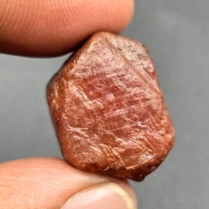 Natural Brown Ruby Rough, 70 Carat Raw Corundum Crystal for Collectors