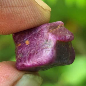 Natural Pinkish Red Ruby Rough Stone, Antique Style Raw Ruby collectors Minerals