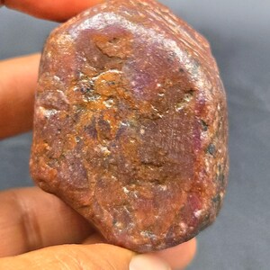 Natural Ruby Rough, 801 Carat Raw Corundum Gemstone Specimen for Collectors