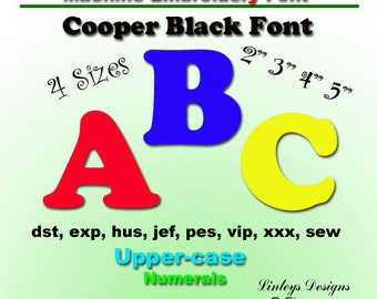 Download Machine Embroidery Cooper Applique Font.