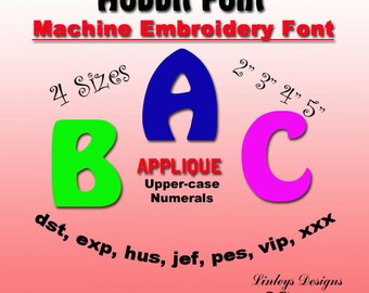Download Machine Embroidery Alphabet Font: Hobbit Font.