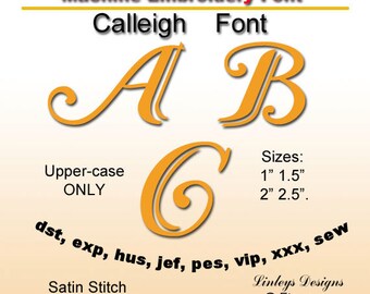 monotype corsiva embroidery font