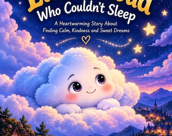 The Little Cloud Who Couldn't Sleep | Bedtime Story for Kids (Digital PDF)