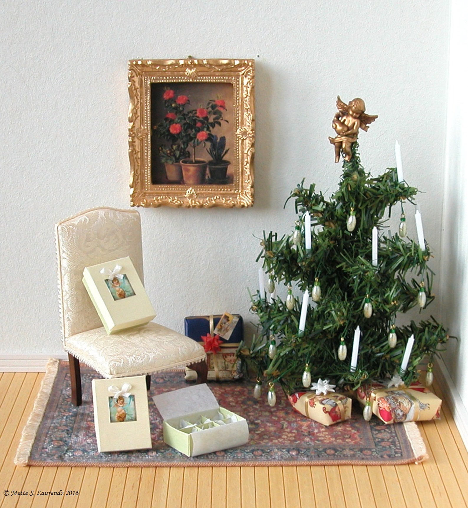 Dollhouse Christmas Ornaments Oval Light green/Green with Etsy