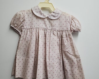 Vintage Girls Purple Rosebud Dress by C.I. Castro- Size 12 and 18 months- New, never worn- Easter Dress- Classic Party Dress